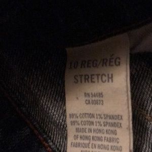 American Eagle women’s blue jeans. Size 10 regular stretch. EUC